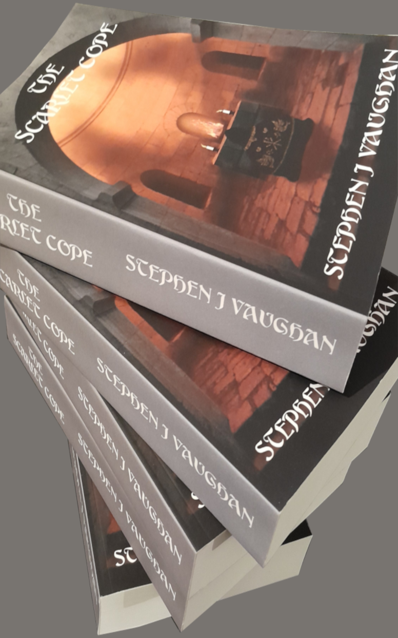 Stack of paperback books arranged neatly on 
							a wooden table in soft natural light, suggesting a cozy and inviting reading environment